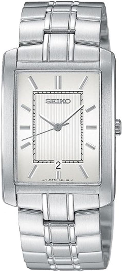 stainless steel rectangle watch